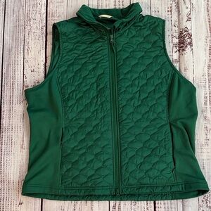 L.L. Bean Forest Green Quilted Vest